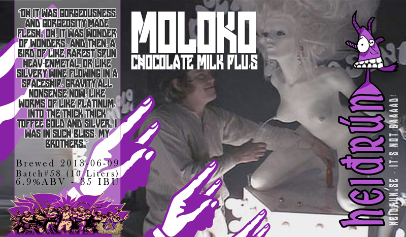 #58 Moloko Milk+ Chocolate (label)